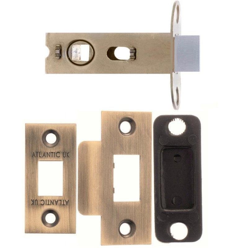 Atlantic 2.5" Tubular Latch (Matt Antique Brass) - Door Supplies Online