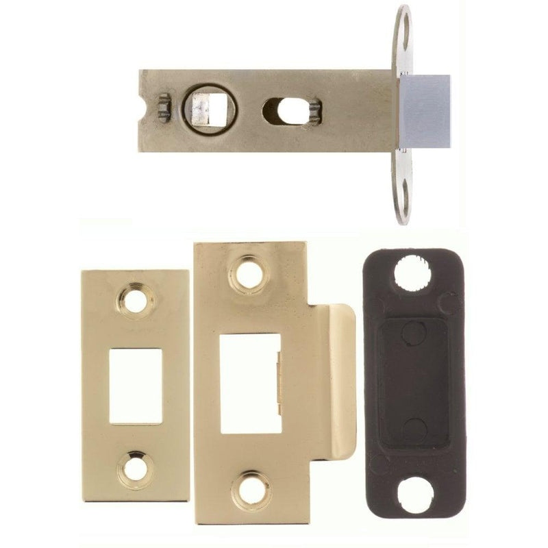 Atlantic 2.5" Tubular Latch (Polished Brass) - Door Supplies Online