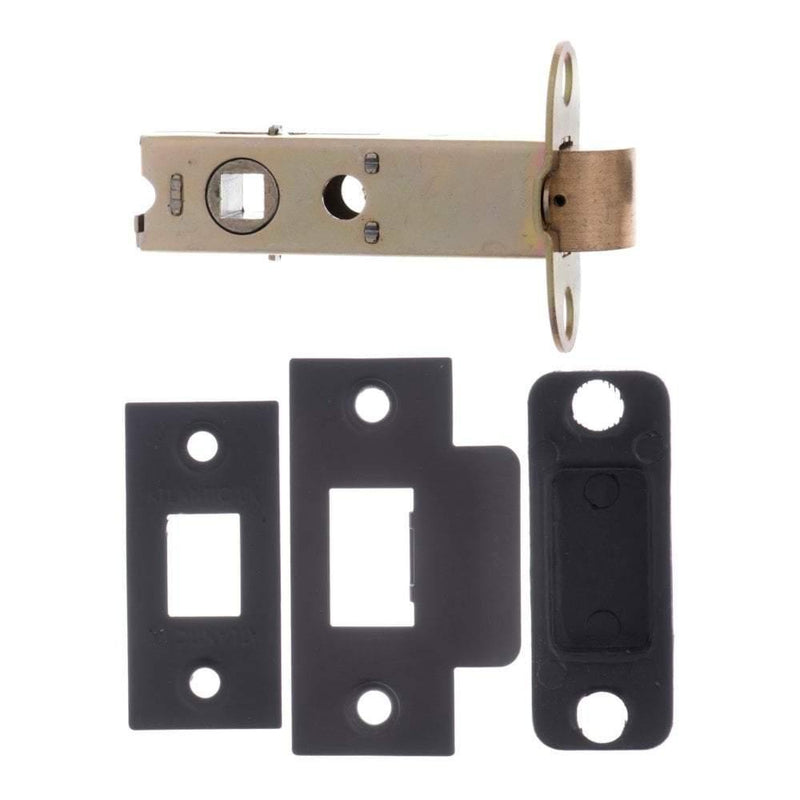 Atlantic 4" Tubular Latch (Matt Black) - Door Supplies Online