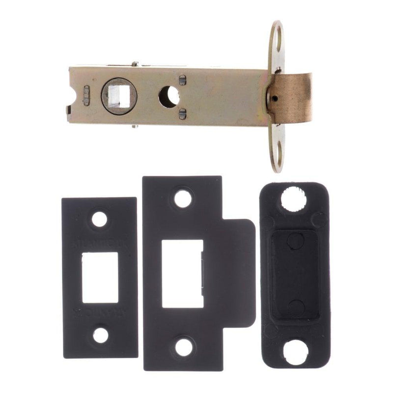 Atlantic 3" Tubular Latch (Matt Black) - Door Supplies Online