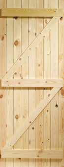  External Clear Pine Ledged and Braced Gate