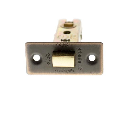 Atlantic 2.5" CE Tubular Latch (Antique Copper) - Door Supplies Online