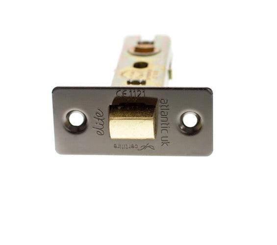 Atlantic 2.5" CE Tubular Latch (Black Nickel) - Door Supplies Online