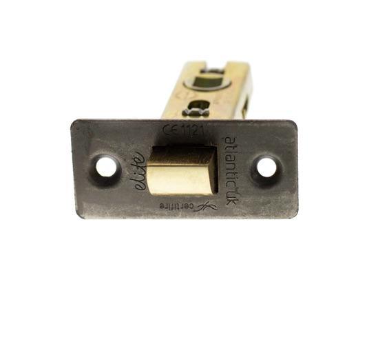 Atlantic 3" CE Tubular Latch (Distressed Silver) - Door Supplies Online