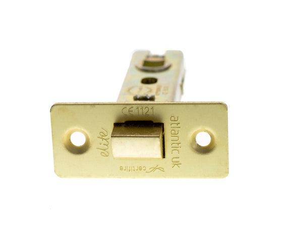 Atlantic 2.5" CE Tubular Latch (Satin Brass) - Door Supplies Online