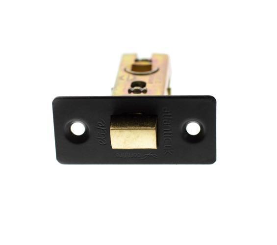 Atlantic 3" CE Tubular Latch (Matt Black) - Door Supplies Online