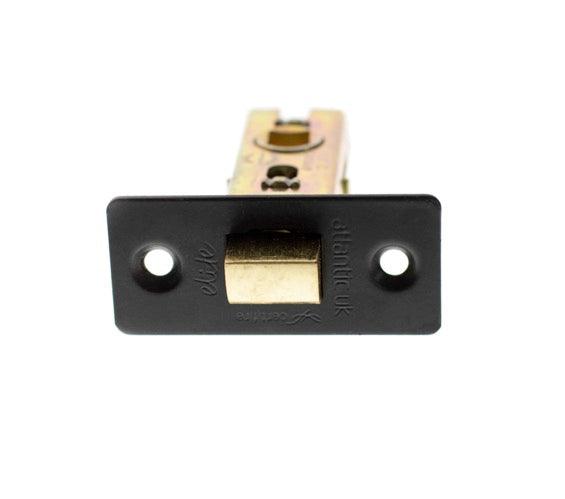 Atlantic 2.5" CE Tubular Latch (Matt Black) - Door Supplies Online