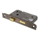 Atlantic 2.5" CE Elite Bathroom Lock (Antique Copper) - Door Supplies Online