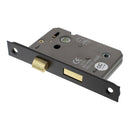 Atlantic 3" CE Elite Bathroom Lock (Matt Black) - Door Supplies Online