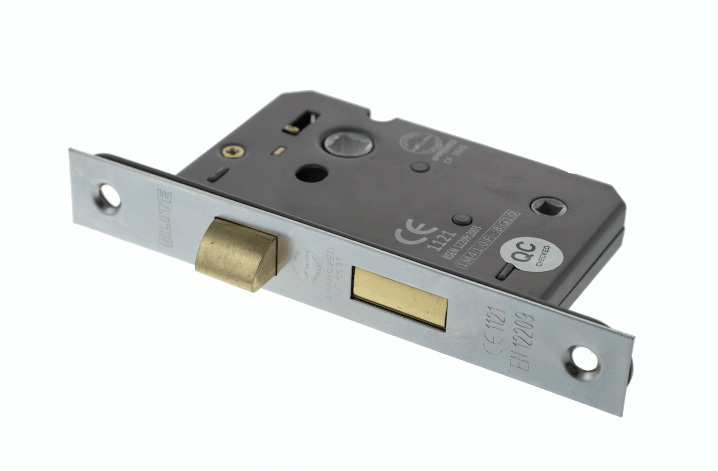 Atlantic 3" CE Elite Bathroom Lock (Polished Chrome) - Door Supplies Online