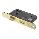 Atlantic 3" CE Elite Bathroom Lock (Satin Brass) - Door Supplies Online