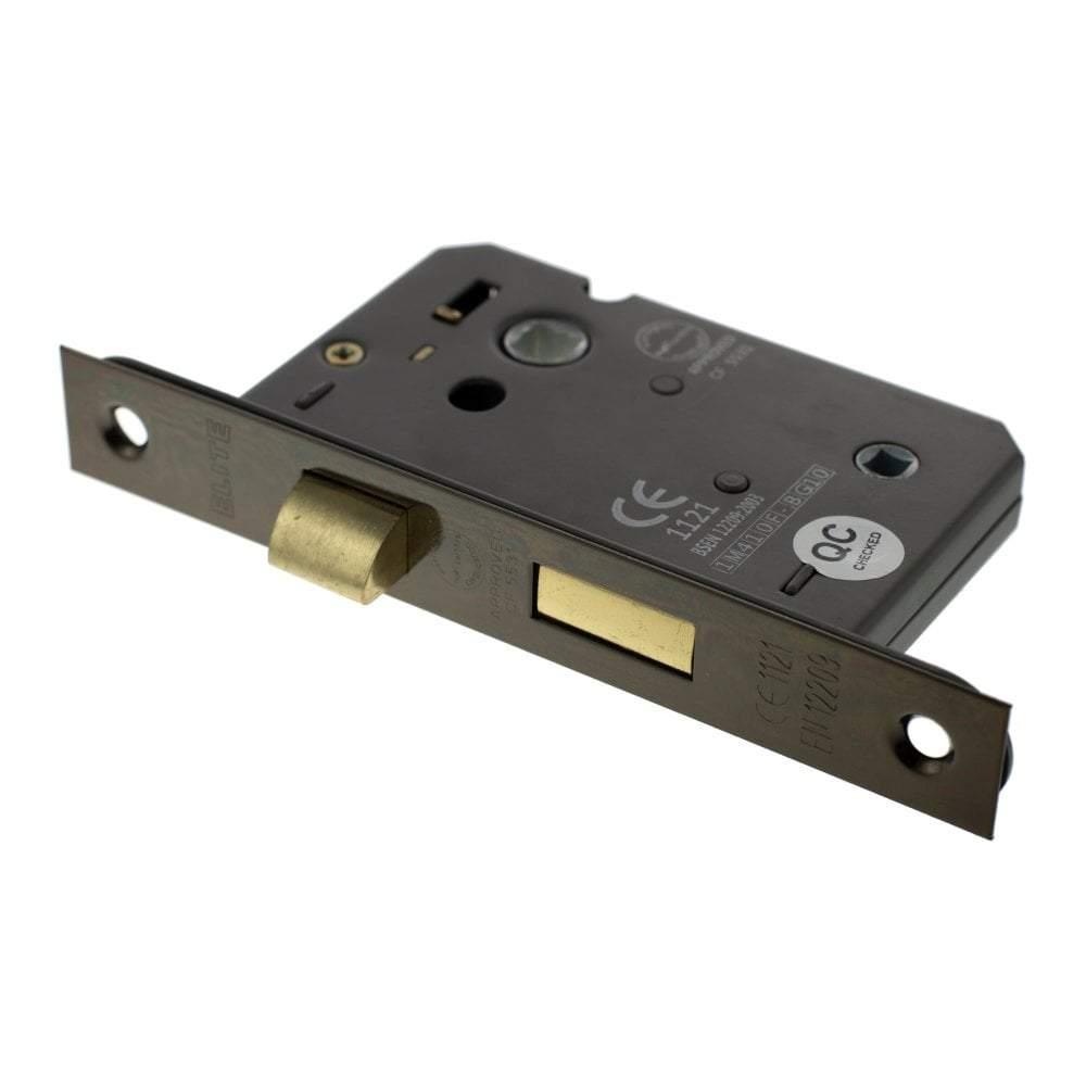Atlantic 2.5" CE Elite Bathroom Lock (Urban Bronze) - Door Supplies Online