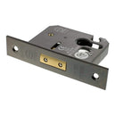 Atlantic 3" CE Elite Euro Deadlock (Black Nickel) - Door Supplies Online