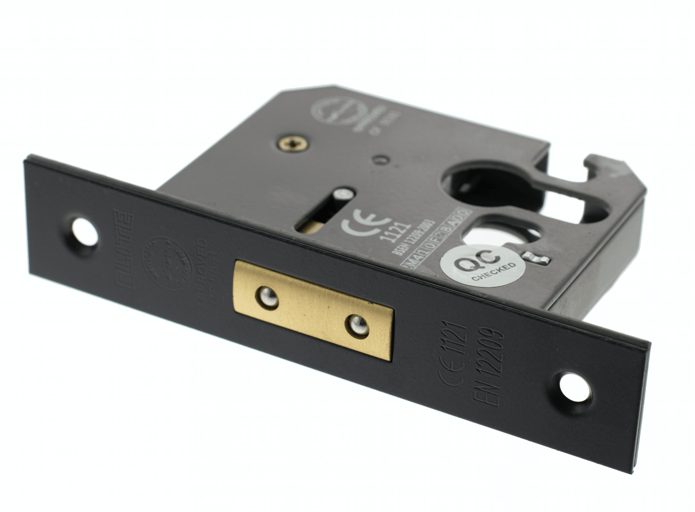 Atlantic 2.5" CE Elite Euro Deadlock (Matt Gun Metal) - Door Supplies Online
