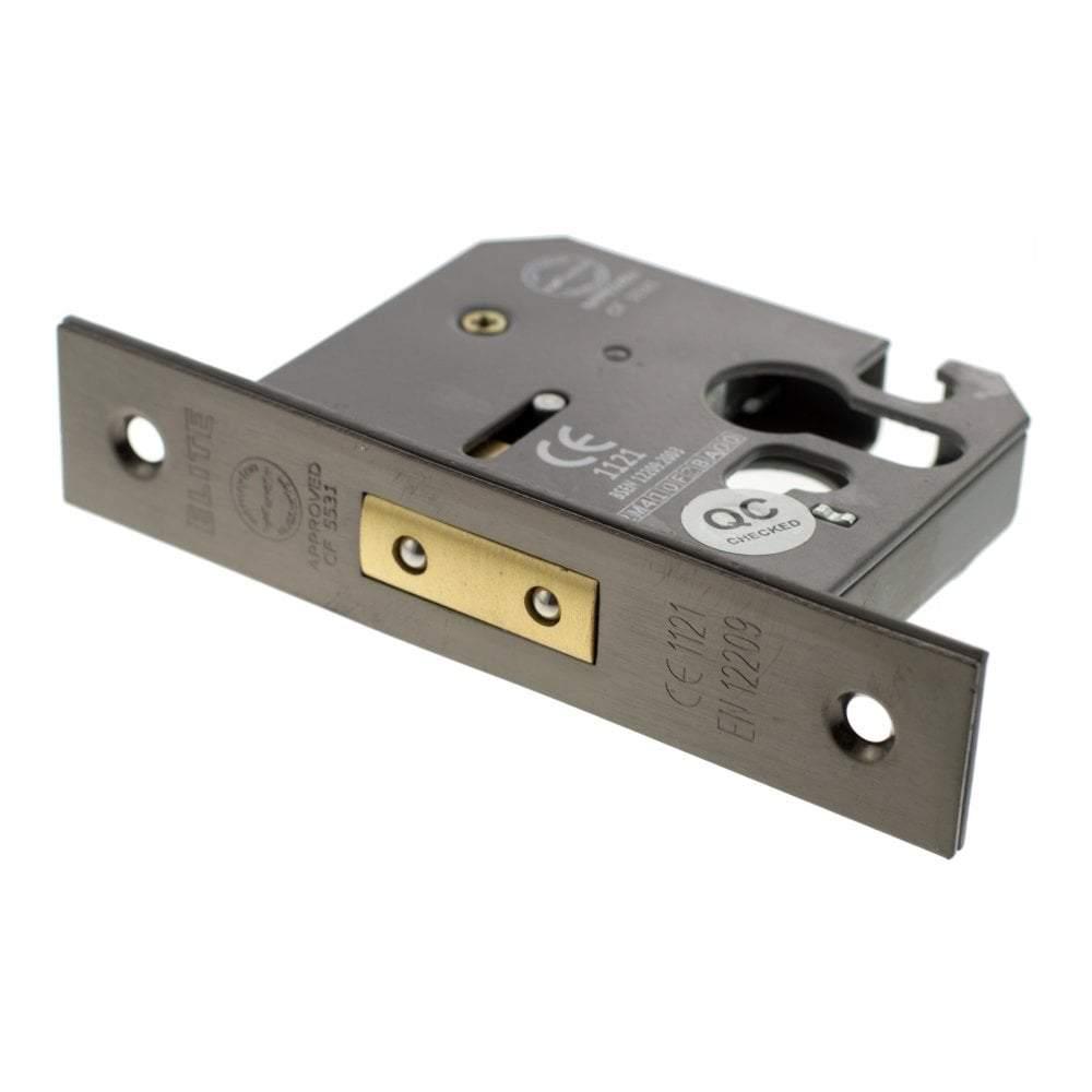 Atlantic 3" CE Elite Euro Deadlock (Urban Bronze) - Door Supplies Online