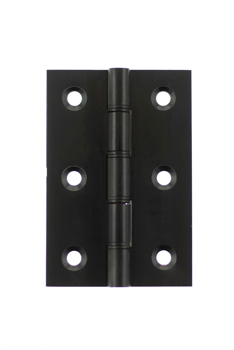 Atlantic Elite 3" Washered Hinges (Matt Black) - Door Supplies Online