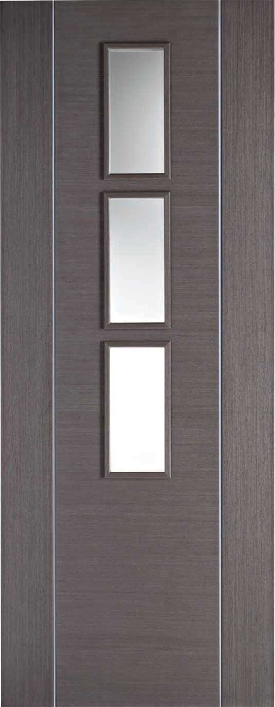 LPD Chocolate Grey Alcaraz Glazed Internal door