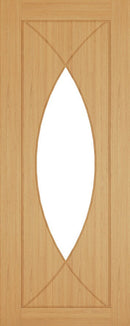 Pre-Assembled Pre-finished Oak Amalfi Glazed Door Set