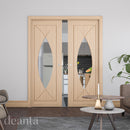 Deanta Oak Amalfi Glazed FSC Internal door