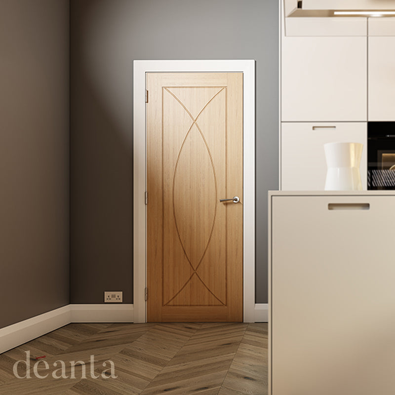 Deanta Oak Amalfi Fire Door FSC Internal door