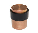 Atlantic Cylinder Premium Floor Mounted Door Stop - Antique Copper - Door Supplies Online