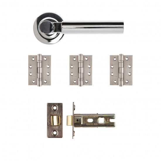 Deanta Arcadia Latch Kit - Polished Chrome