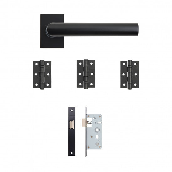 Deanta Ares Urban Latch Kit | 76 X 50 X 2mm Hinges