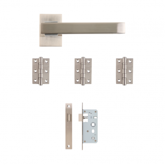 Deanta Argo Urban Latch Kit | 76 X 50 X 2mm Hinges