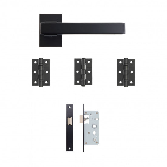 Deanta Argo Urban Latch Kit | 76 X 50 X 2mm Hinges