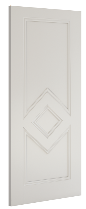 Deanta Ascot White Primed Internal door