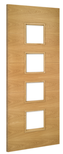 Deanta Oak Augusta Glazed Internal door