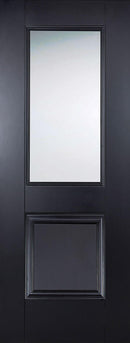 LPD Black Primed Arnhem Glazed Internal door