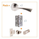 JB Kind Blade Handle Pack (Satin chrome)