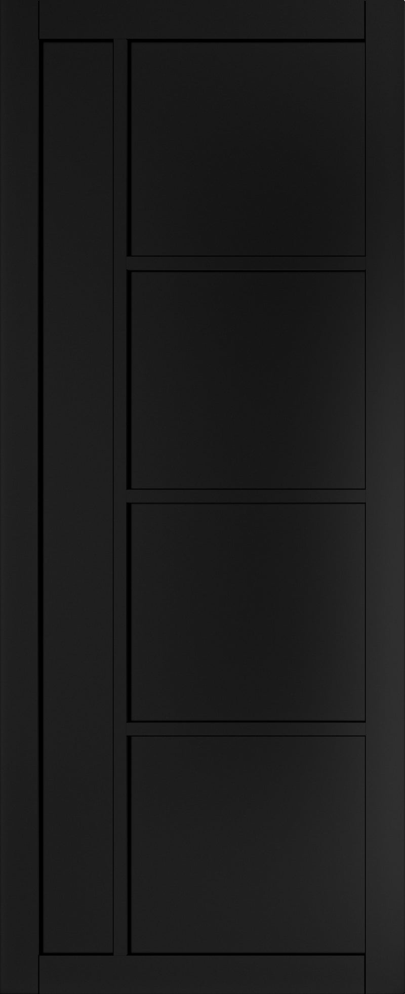 Deanta Brixton Black Prefinished Internal door