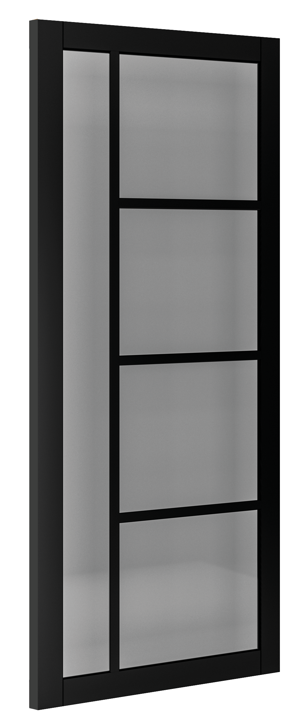 Deanta Brixton Black Prefinished Tinted Glazed Internal door