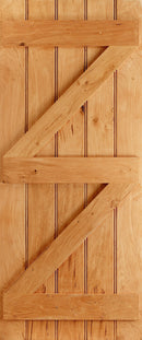 Joinery Solid Oak Bead & Butt Ledged Internal door