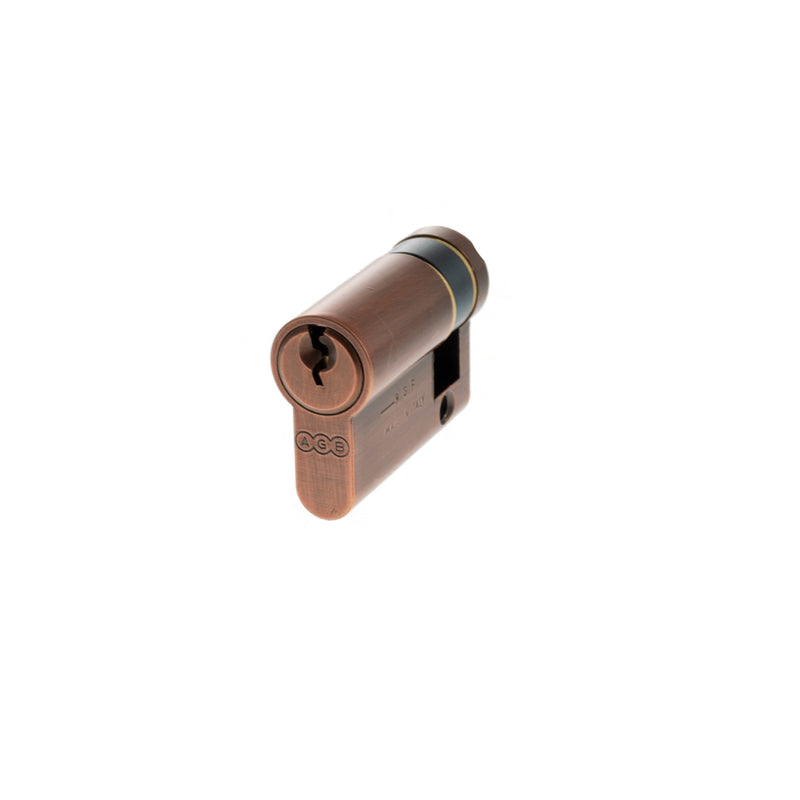 AGB Euro Profile 5 Pin Single Cylinder 30-10mm (40mm) - Copper