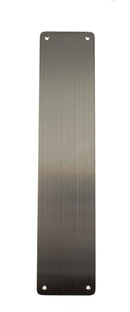 Atlantic CleanTouch Finger Plate Pre drilled with screws 350mm x 75mm - Satin Stainless Steel