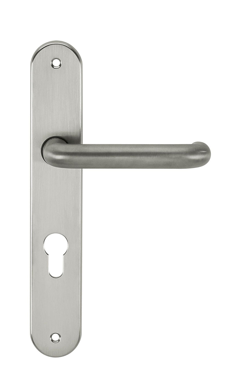Atlantic CleanTouch Anti-Bac RTD Safety Lever on Round Euro Backplate - Satin Chrome