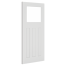 Deanta White Primed Cambridge Glazed Internal door