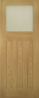 Unfinished Oak Cambridge Glazed Door Kit