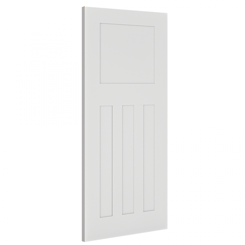 Deanta White Primed Cambridge Internal door