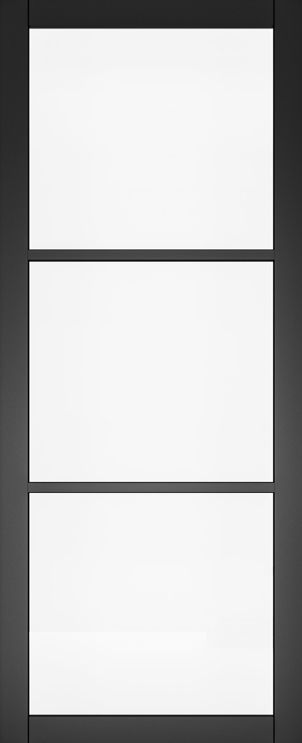 Camden Black Prefinished Clear Glazed Door Kit