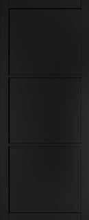 Pre-Assembled Camden Black Prefinished Door Set