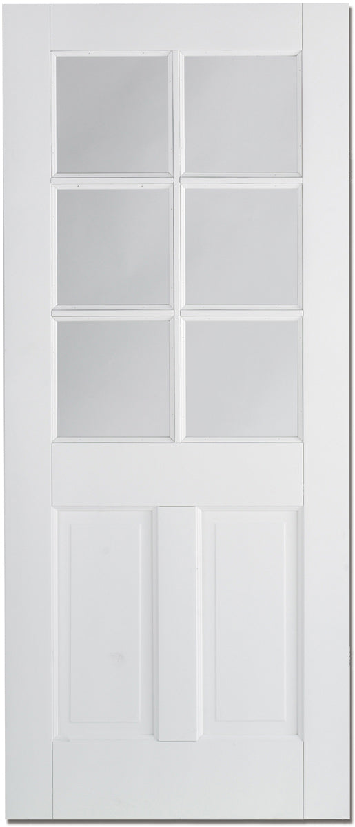 LPD Solid White Primed Canterbury 2P-6L Internal door