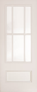 Deanta White Primed Canterbury Glazed Internal door