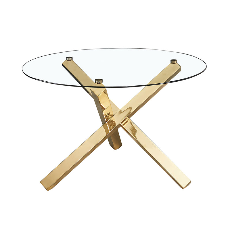LPD Capri Dining Table Glass Top