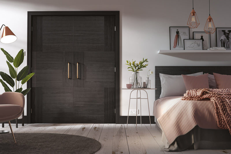 LPD Black Seis Fire Door Internal door