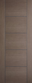 LPD Chocolate Grey Vancouver 5P Fire Door Internal door