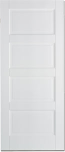 LPD Solid White Primed Contemporary 4P Internal door Internal door